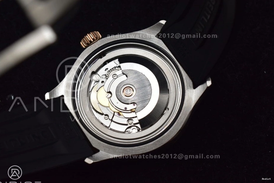 Edition Black Black Best BLSF Automatic Dial RG Rubber SS A2824 42 SuperOcean 1:1 on Strap 0227